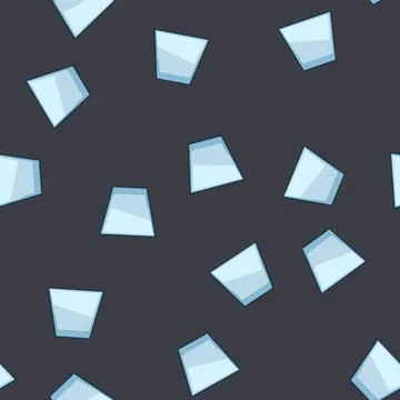 Seamless pattern Flexible smart screen with blue display interface Stock Illustration