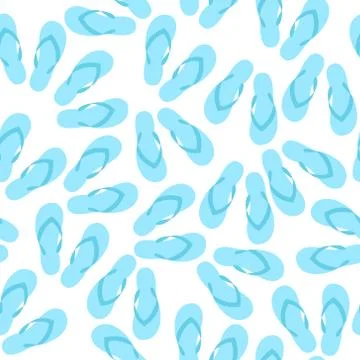 Seamless pattern flip flops. Seamless pattern with Beach Sandals for design.. Illustrazione stock
