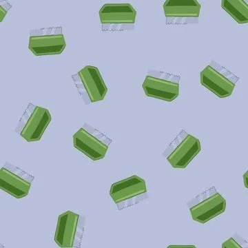 Seamless pattern float notched trowel cartoon vector Stock Illustration