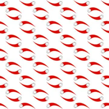The seamless pattern of floorball Stock Illustration
