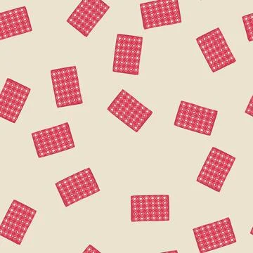 Seamless pattern flooring area rug cartoon vector 스톡 일러스트