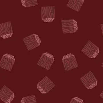 Seamless pattern flooring wood platform cartoon vector Stock Illustration