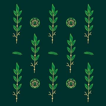 Seamless pattern floral decoration background Stock-Illustration