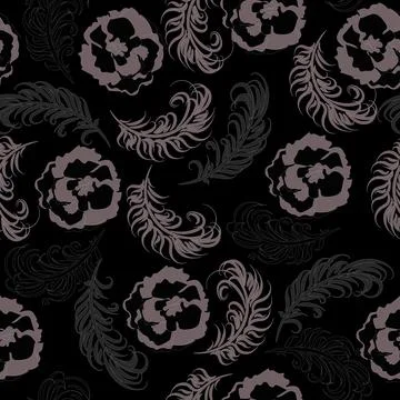 Seamless pattern floral Stock Illustration