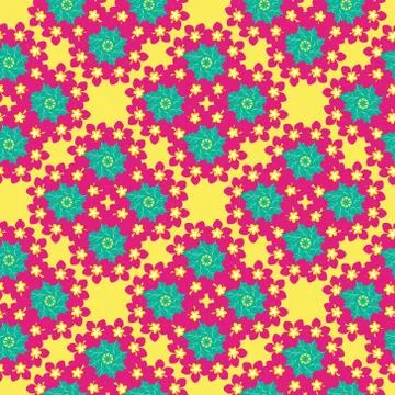 Seamless Pattern With Floral Motifs able to print for cloths, tablecloths, blank Stock Illustration