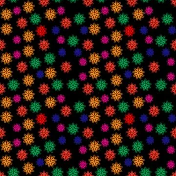 Seamless Pattern With Floral Motifs able to print for cloths, tablecloths, blank Stock Illustration