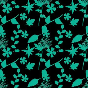 Seamless Pattern With Floral Motifs able to print for cloths, tablecloths, blank Stock Illustration