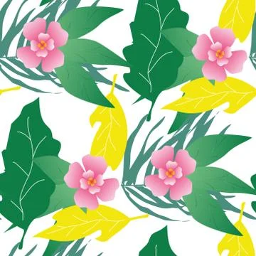 Seamless Pattern With Floral Motifs able to print for cloths, tablecloths, blank Stock Illustration