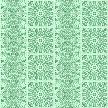 Seamless pattern with floral ornament Stock Illustration