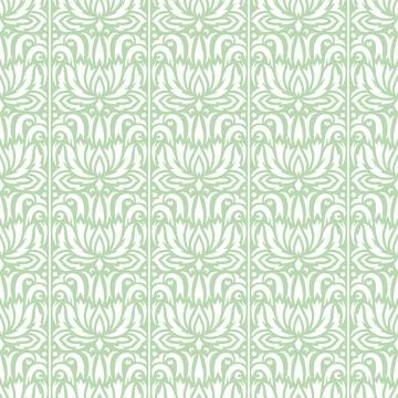 Seamless pattern with floral ornament.  Stock Illustration
