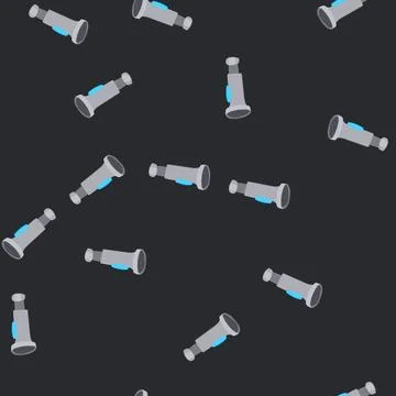 Seamless pattern flow faucet aerator cartoon vector Stock Illustration