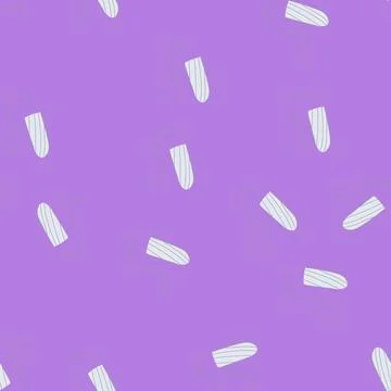 Seamless pattern flow tampon cartoon vector Stock Illustration