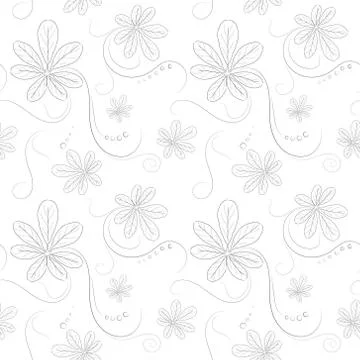 Seamless pattern on flower and texture background. Stock Illustration