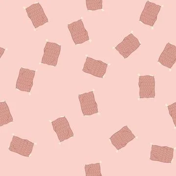 Seamless pattern flower boho pillow cartoon vector イラスト素材