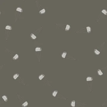 Seamless pattern flower hanging planter cartoon vector 스톡 일러스트