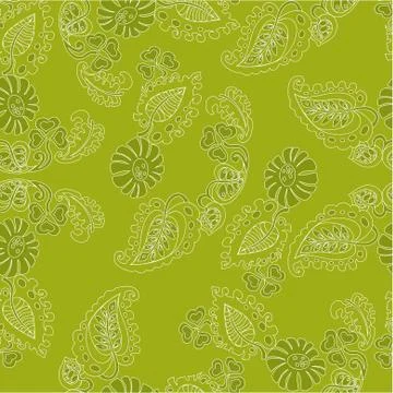 Seamless pattern with a flower pattern Stock Illustration