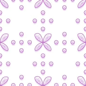 Seamless pattern with flowers. Abstract background Illustrazione stock