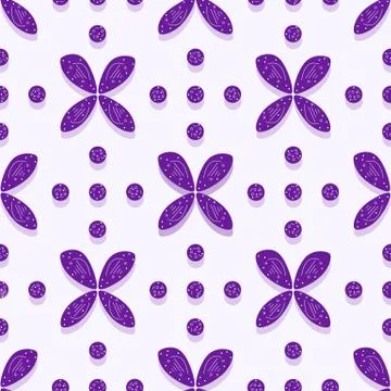 Seamless pattern with flowers. Abstract background Stock-Illustration