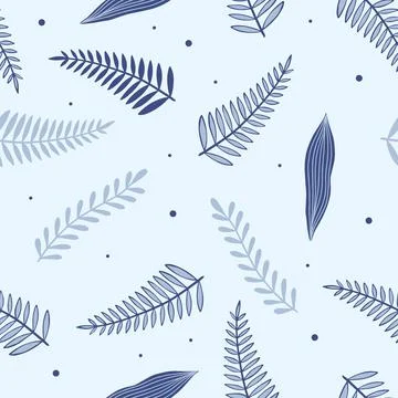 Seamless pattern with flowers and leaves. Creative floral texture. Great for Illustrazione stock