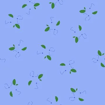Seamless pattern flowers floral arch cartoon vector Stock Illustration