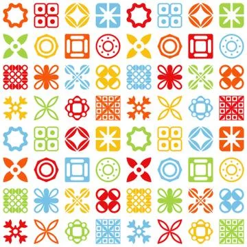 Seamless pattern with flowers Stock Illustration