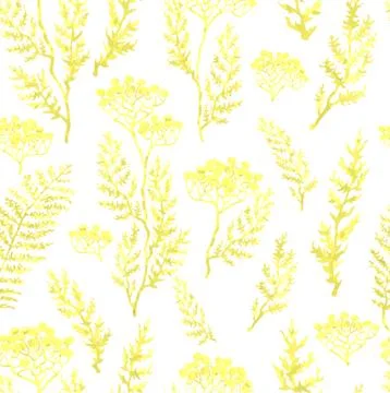 Seamless pattern with flowers Illustrazione stock