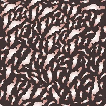 Seamless pattern with flowing shapes Stock Illustration