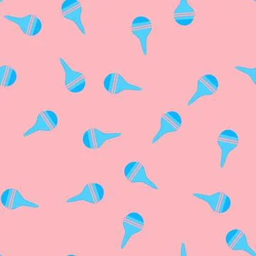 Seamless pattern flu nasal aspirator cartoon vector Stock Illustration