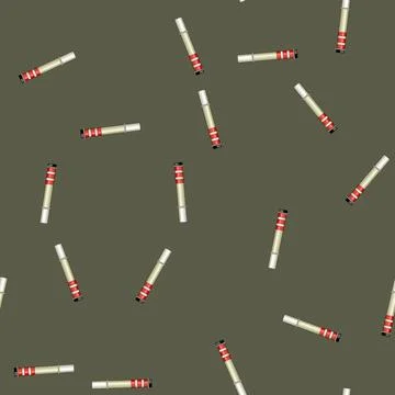 Seamless pattern flue industrial chimney cartoon vector Stock Illustration