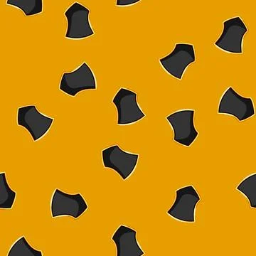 Seamless pattern flute shield golden luxury cartoon vector Stock Illustration