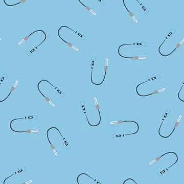 Seamless pattern flute soil moisture sensor cartoon vector Stock Illustration