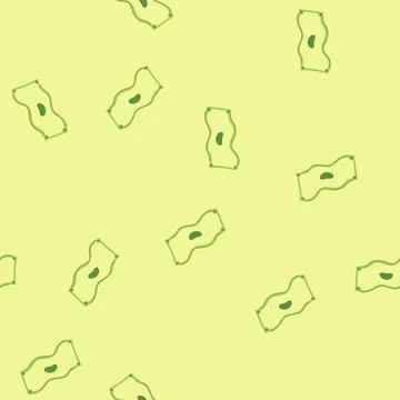 Seamless pattern fly cash cartoon vector Illustrazione stock