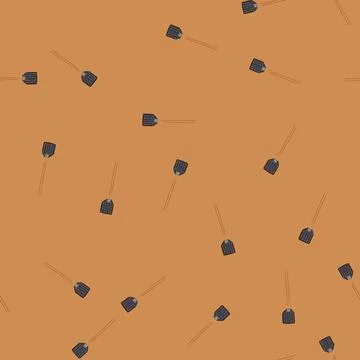 Seamless pattern fly swatter pest control tool for insects Stock Illustration