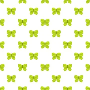 Seamless pattern with flying green butterflies wallpaper 스톡 일러스트