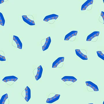Seamless pattern flying saucer vector representing alien travel 스톡 일러스트
