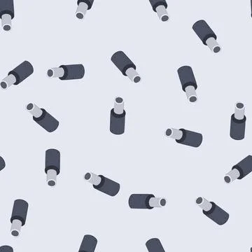 Seamless pattern foam pipe insulation cartoon vector Stock Illustration