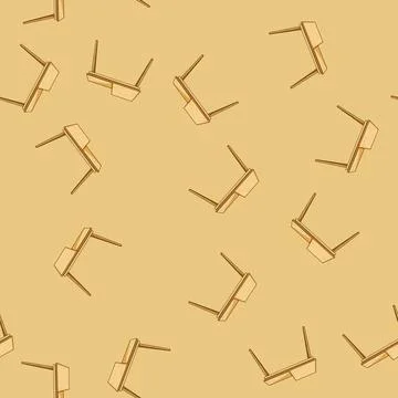 Seamless pattern foldable portable lap desk cartoon vector イラスト素材