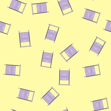 Seamless pattern folder file cabinet cartoon vector Stock-Illustration