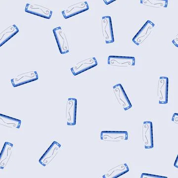 Seamless pattern folk harmonica cartoon vector イラスト素材