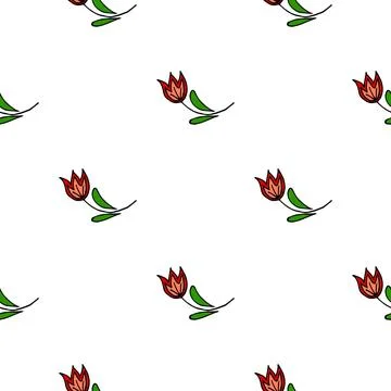 Seamless pattern. Folk ornament. Pattern in hand drawn style 스톡 일러스트