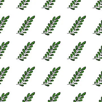 Seamless pattern. Folk ornament. Pattern in hand drawn style Stock Illustration