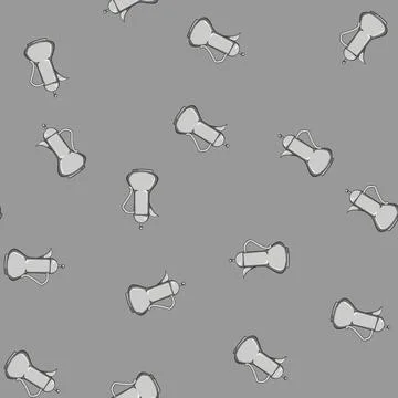 Seamless pattern food arabic tea pot cartoon vector 스톡 일러스트