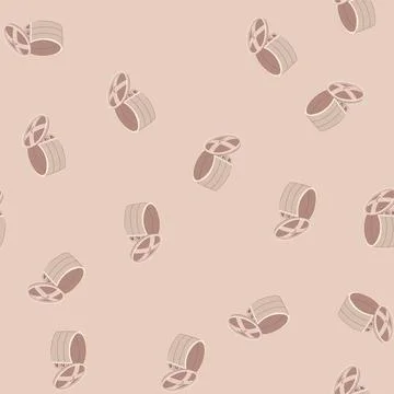 Seamless pattern food bamboo steamer cartoon vector イラスト素材