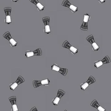 Seamless pattern food blender kitchen cartoon vector Stock Illustration