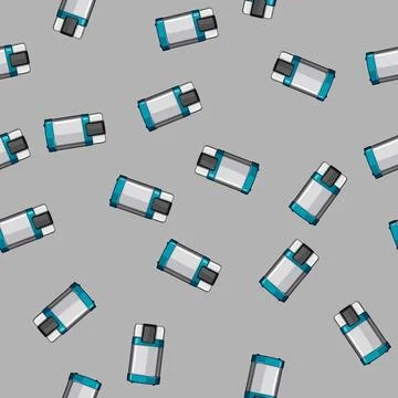 Seamless pattern food coffee grinder electric cartoon vector Stock Illustration