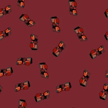 Seamless pattern food fire charcoal cartoon vector Stock Illustration