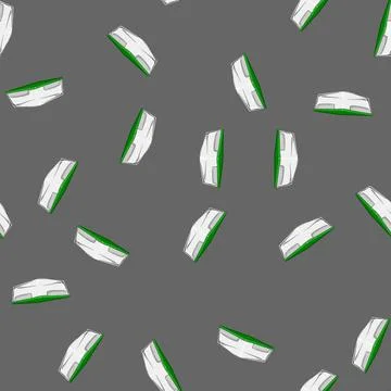 Seamless pattern food glass container cartoon vector Stock Illustration