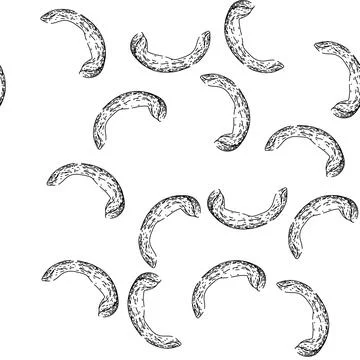 Seamless pattern food pepper spice sketch hand drawn Stock Illustration