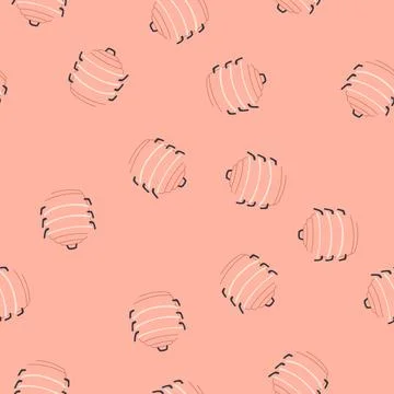 Seamless pattern food steamer pot cartoon vector 스톡 일러스트