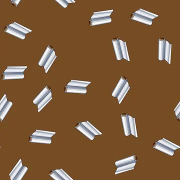 Seamless pattern Food wrap roll for kitchen and packaging needs Stock Illustration